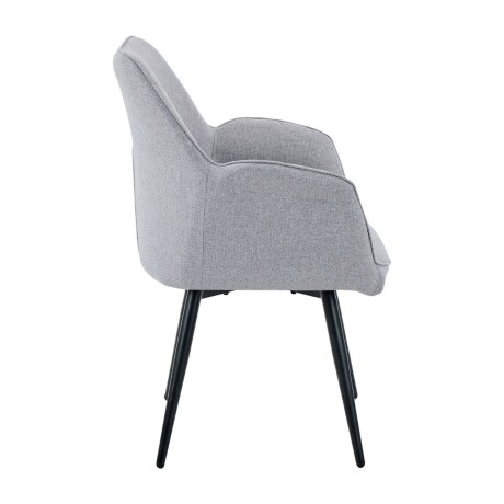 Silla Giratoria Lusso - Tela Rústica W83 (Gris)