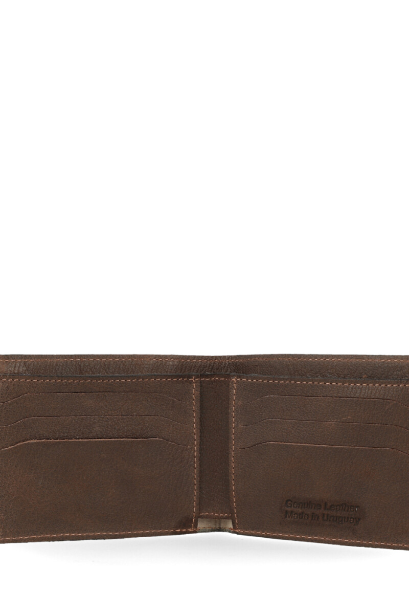 Billetera Rustica Chocolate