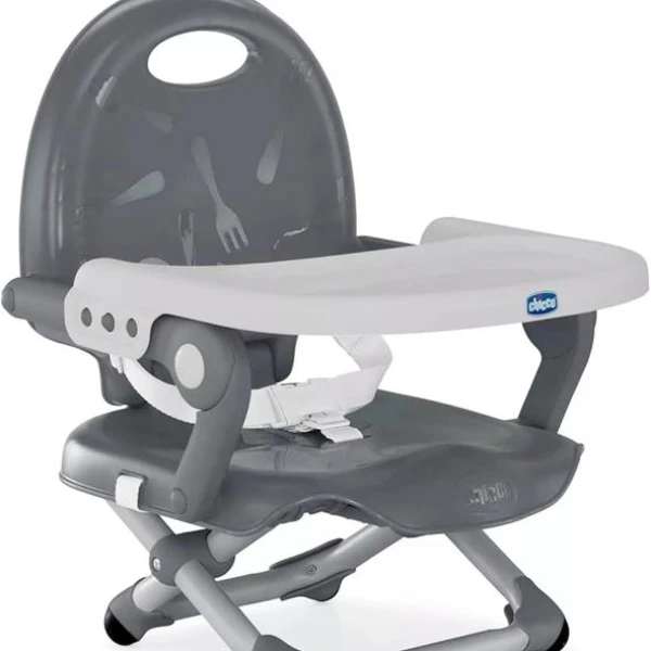 Silla de comer portatil POCKET CHICCO gris