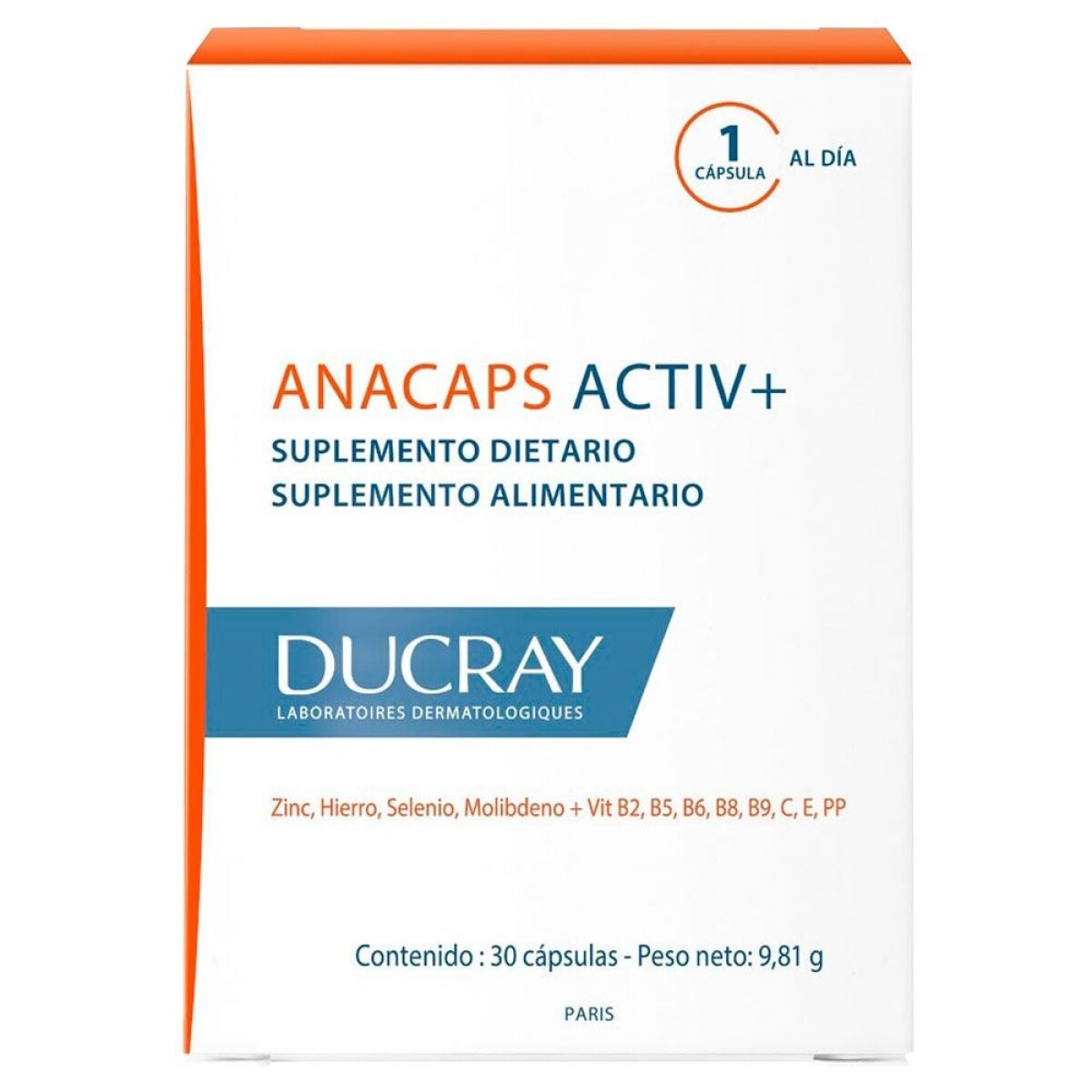 Ducray Anacaps Tri Activ 30 Caps. 