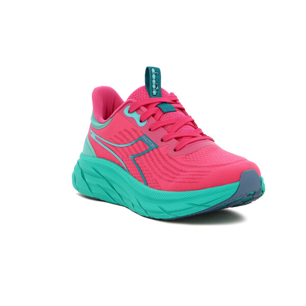 Champion Deportivo De Mujer Diadora Proton Fucsia-turquesa