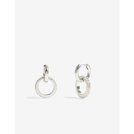 Aros Argollas Strass Cristal