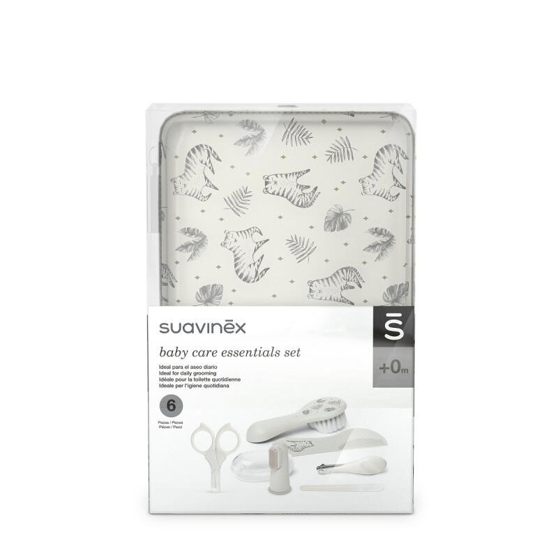 Set De Higiene Suavinex Gris 6 Piezas Set De Higiene Suavinex Gris 6 Piezas