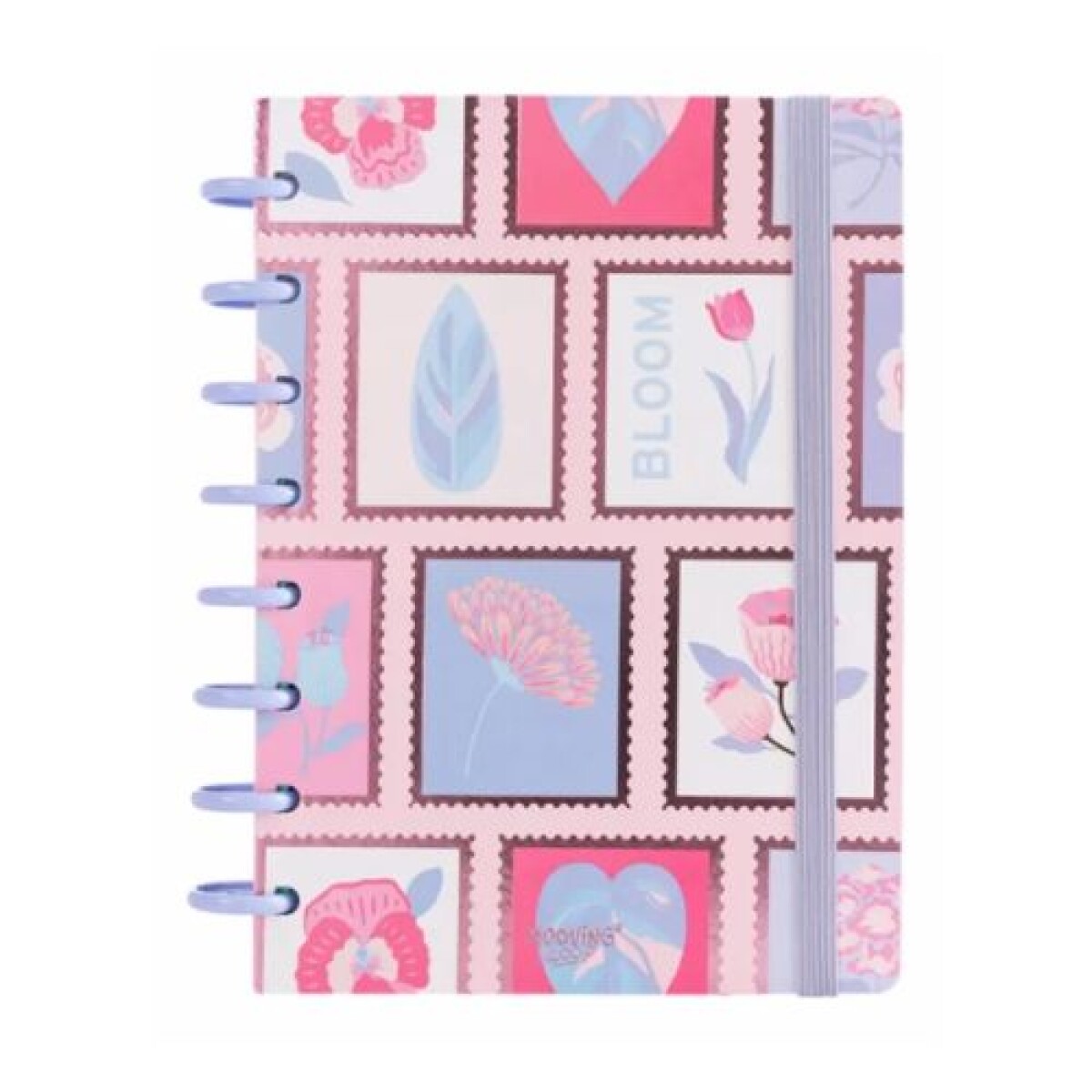 Cuaderno Con Discos Mooving Tapa Dura A5 - Bloom 