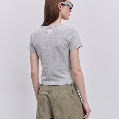 REMERA LLORADERA Gris Melange