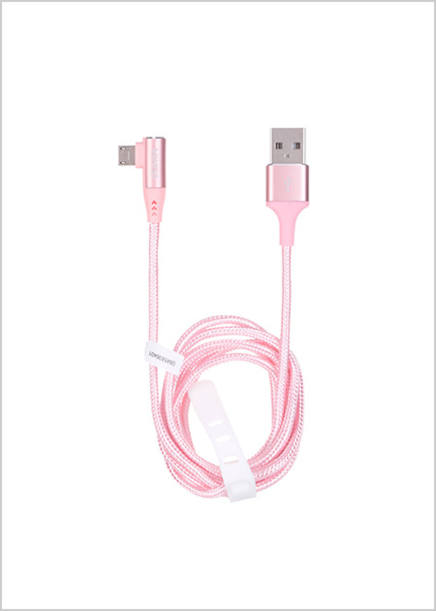 Cable de datos micro USB - rosa 
