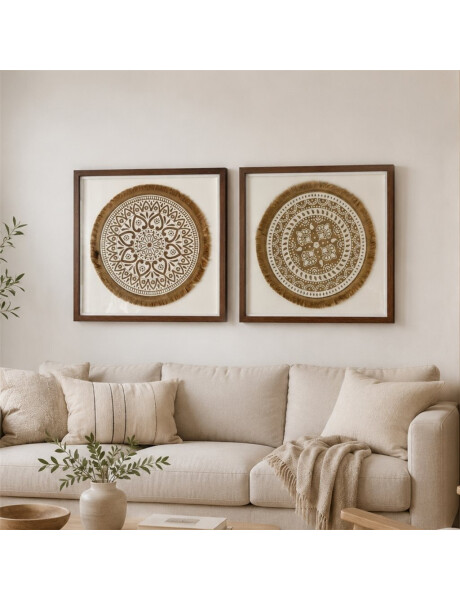 SET 2 CUADROS 50x50cm MANDALAS SET 2 CUADROS 50x50cm MANDALAS