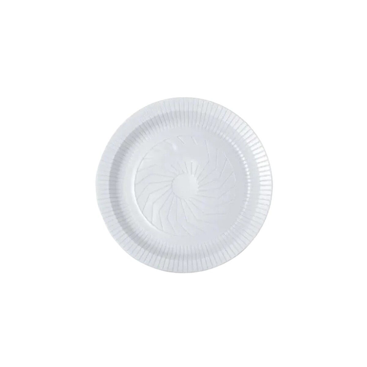 PLATOS DESCARTABLES 18CM X 10 UNIDADES - BLANCO 