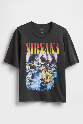 Remera Bandas Manga Corta Hombre True Black V2