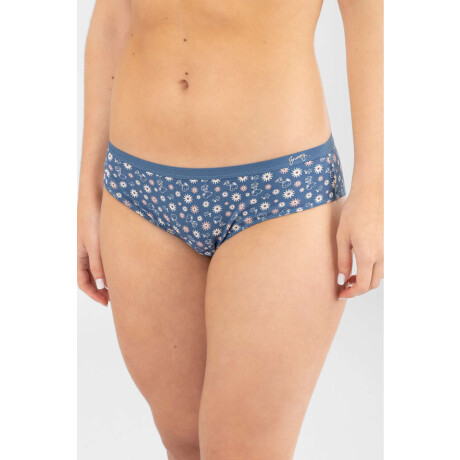 Bikini snoopy flower Azul
