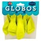 Globos X10 Tamaño R12 Amarillo Limon