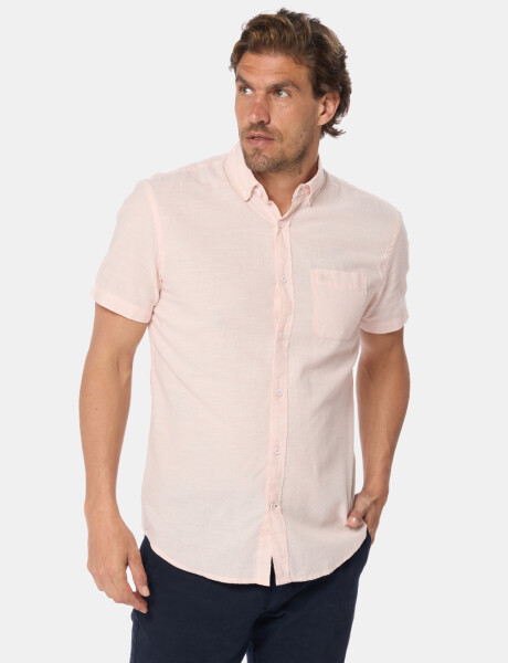 CAMISA DE LINO Rosa
