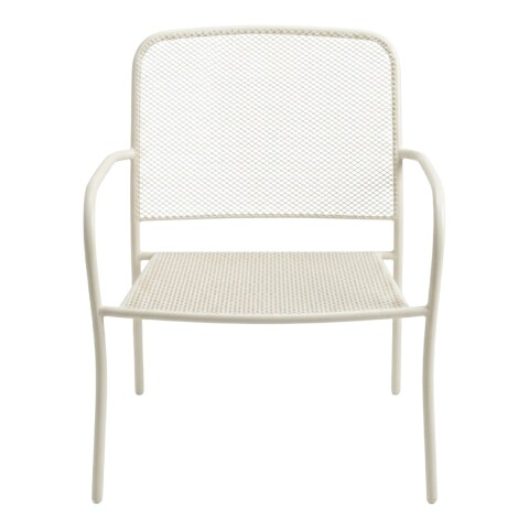 SILLA METAL BLANCO 68X70X82CM Unica