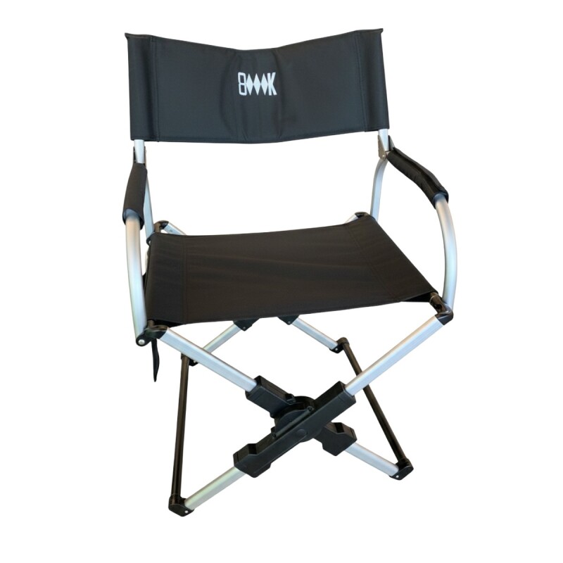 SILLA PLEGABLE ALUMINIO NEGRO 51X46X83CM Unica