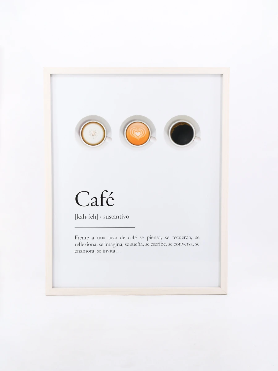 CUADRO CAFÉ - BEIGE 