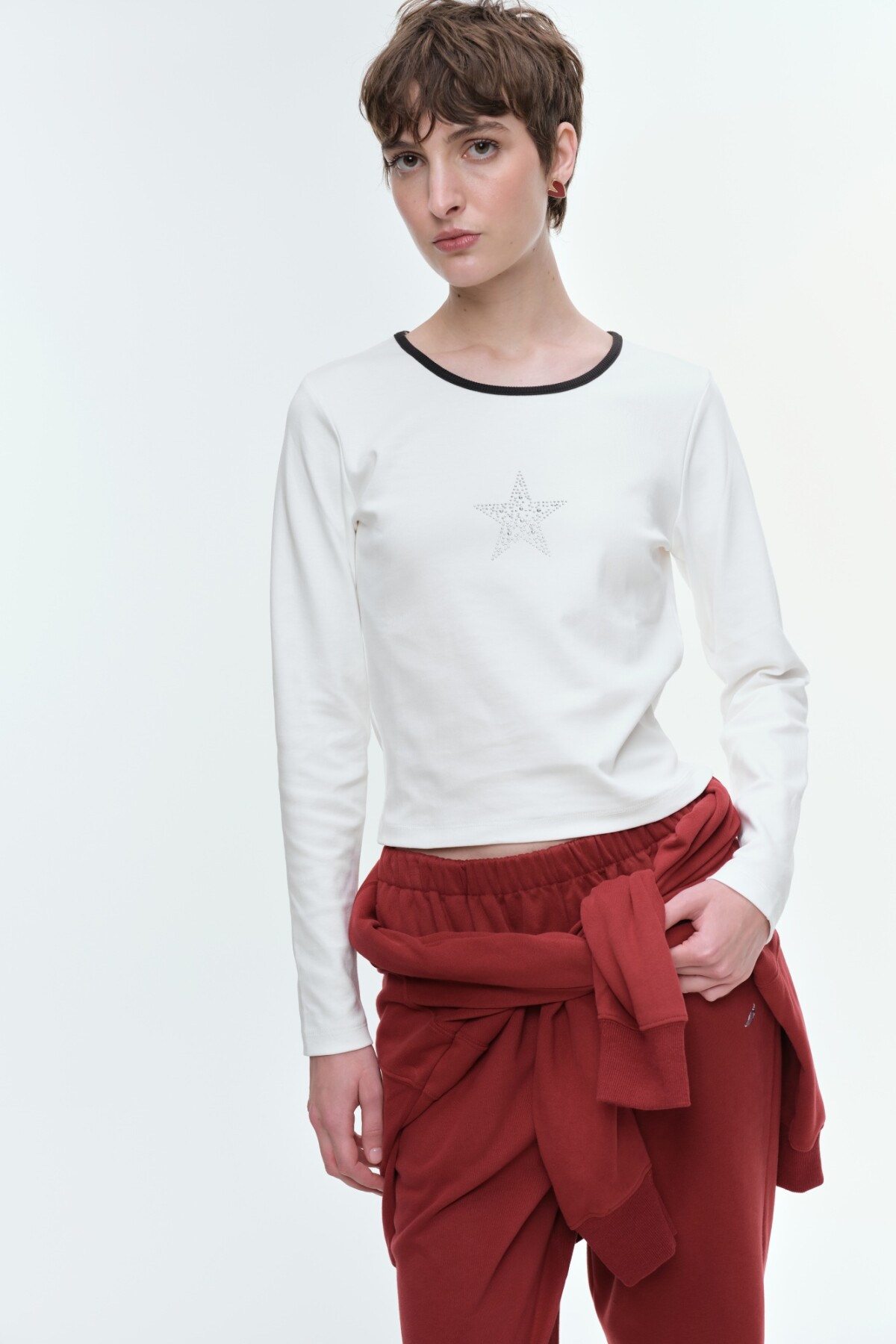 Remera Estrella Blanco