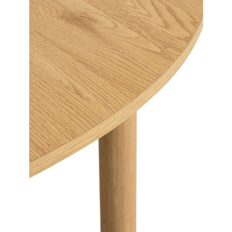 Mesa de comedor ALSTED Ø120 color roble Roble