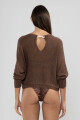 LU TIGER SWEATER Chocolate