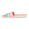 Beira Rio Sandalia Casualtira Ancha Suela Baja Multicolor-rosa Claro