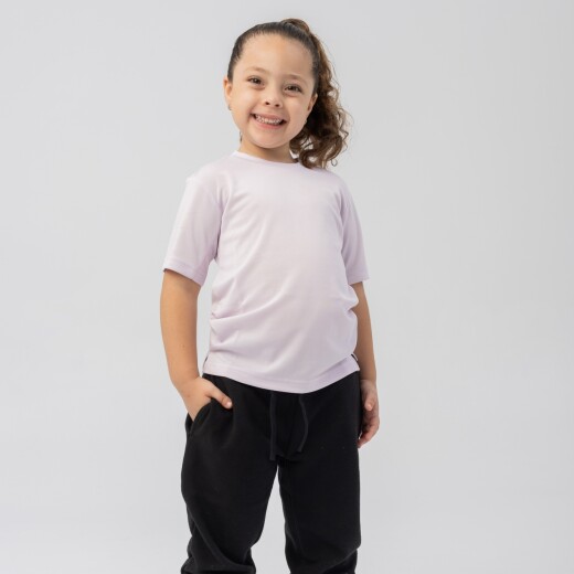 Remera Menpi Alta Calidad Running Niño Lila S/C