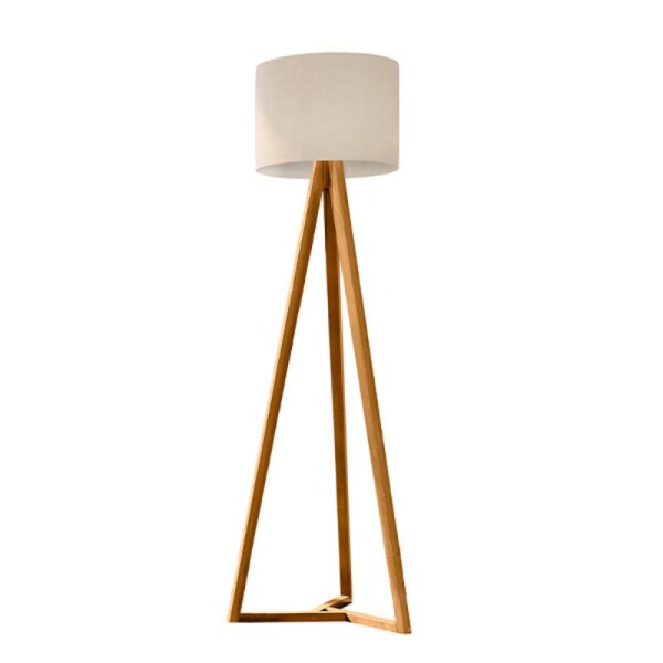 LAMPARA DE PIE CLASSIC - BLANCO/NATURAL LAMPARA DE PIE CLASSIC - BLANCO/NATURAL