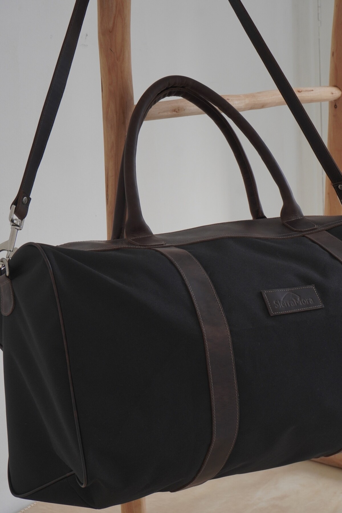 Bolso Sport XL Chocolate / Negro