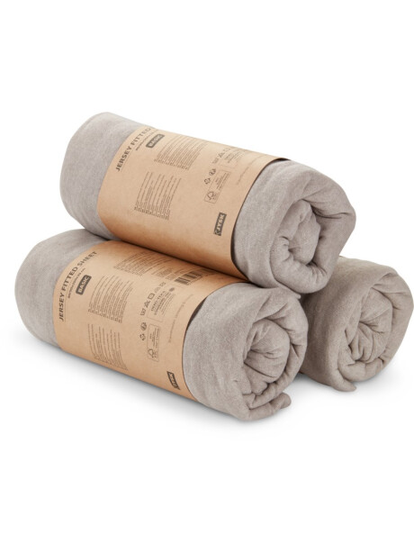 Sábana bajera ajust jersey JANNE 1 Plaza 90x200x30 gris Sábana bajera ajust jersey JANNE 1 Plaza 90x200x30 gris