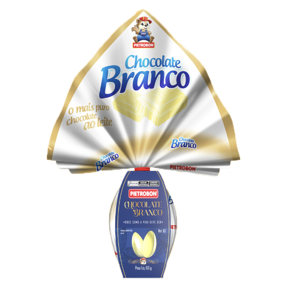 Huevo de Pascua Contentto 160 grs Blanco 