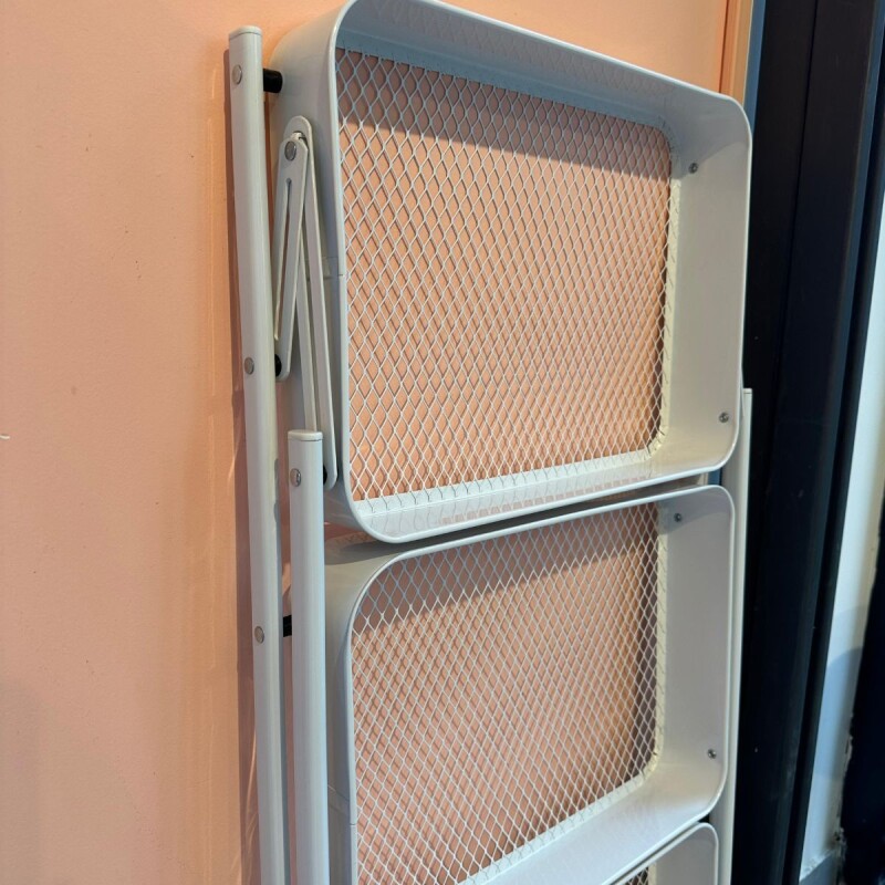 Carro Organizador Plegable Blanco