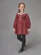 Vestido Smock Cuello Volante Caldera