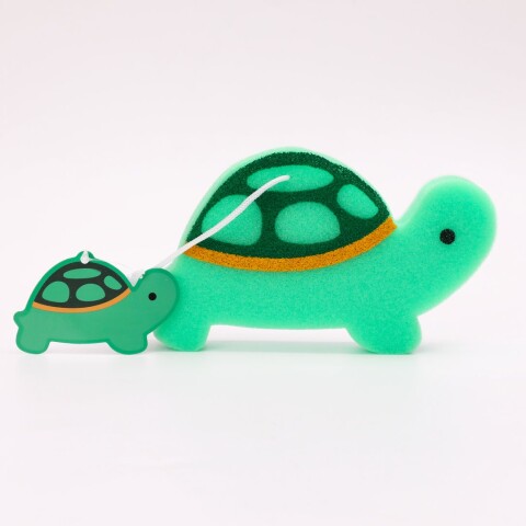 ESPONJA DE BAÑO CON DISEÑO DE TORTUGA BEBÉ ESPONJA DE BAÑO CON DISEÑO DE TORTUGA BEBÉ