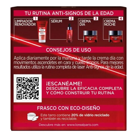 Crema Revitalift Laser L’Oréal Paris Antiedad día SPF25 50ml Crema Revitalift Laser L’Oréal Paris Antiedad día SPF25 50ml