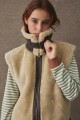 CHALECO EKO Fur Beige