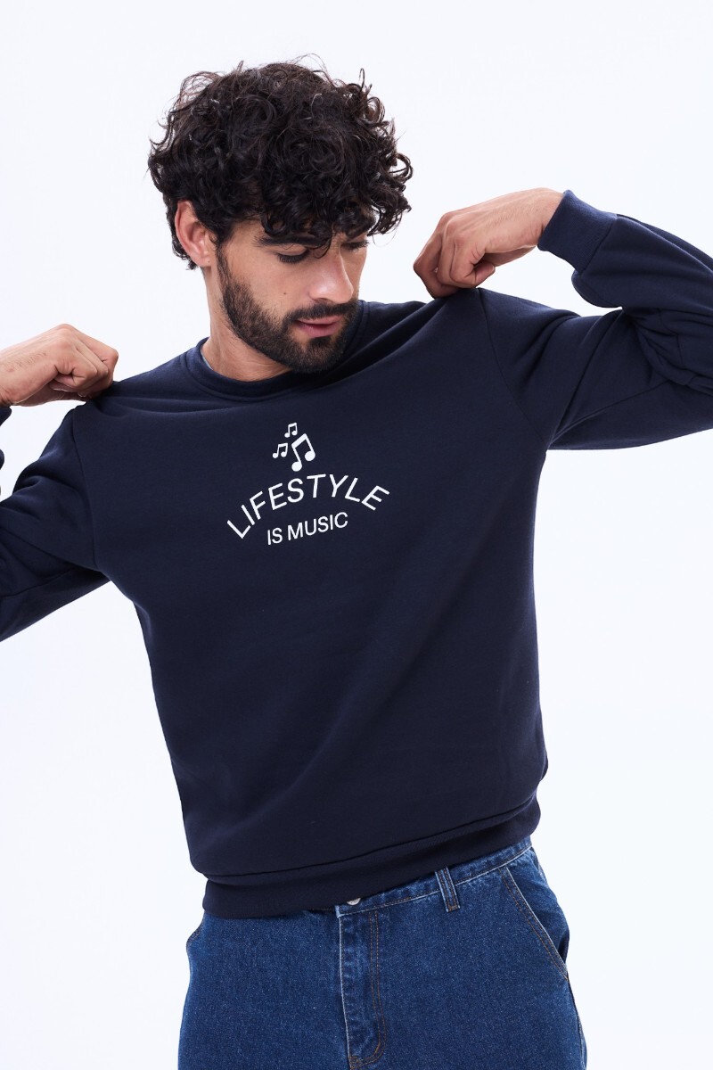 Buzo Felpa Potosi Azul