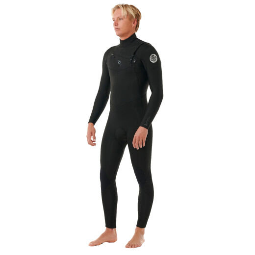 Traje Rip Curl Dawn Patrol Performance Chest Zip 4/3 - Negro Traje Rip Curl Dawn Patrol Performance Chest Zip 4/3 - Negro