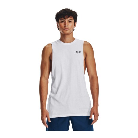 Musculosa Under Armour LFT CHST CUT OFF BLANCO