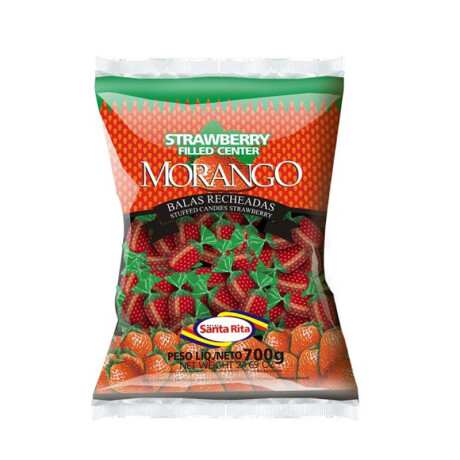 Caramelo SANTA RITA bolsa x120u 700grs Frutilla