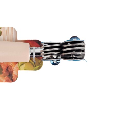 Afilador de cuchillos con mango ergonómico Rosado