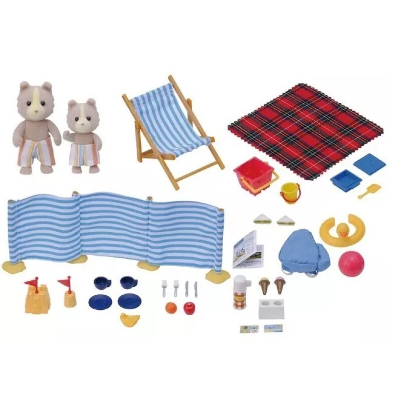 Sylvanian Families 4870 - Conjunto Dia En La Playa Sylvanian Families 4870 - Conjunto Dia En La Playa