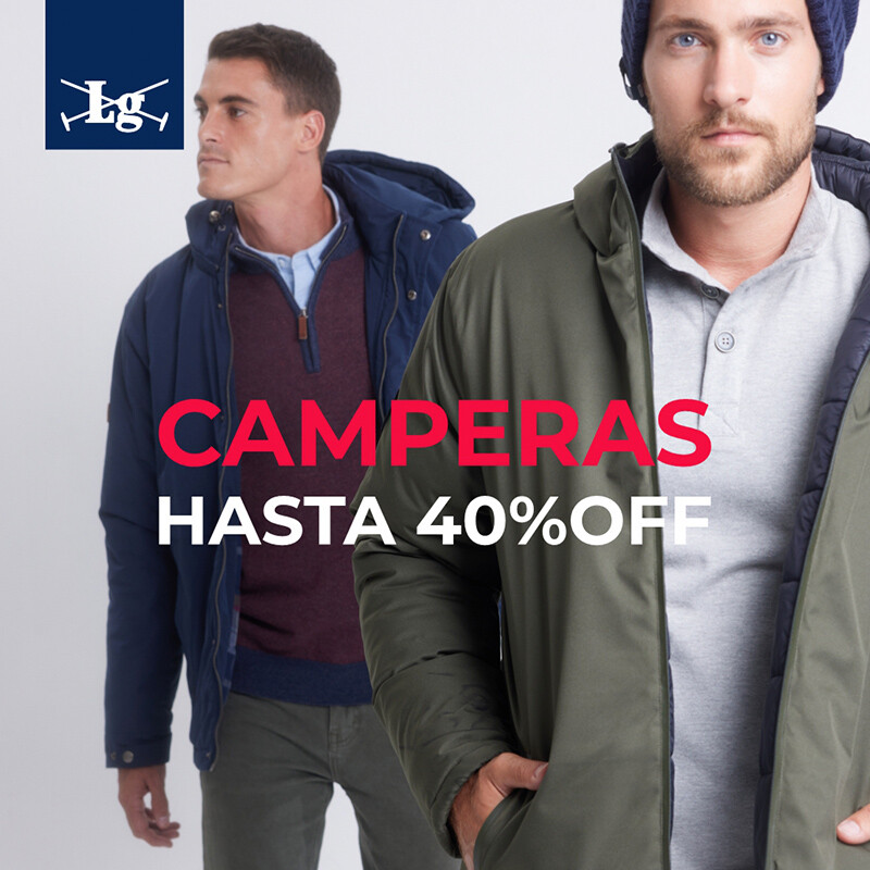 SALE - CAMPERAS para ellos