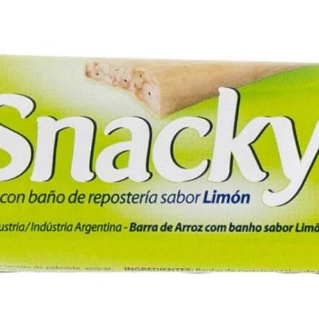 BARRA DE ARROZ LIMON 12G SNACKY BARRA DE ARROZ LIMON 12G SNACKY