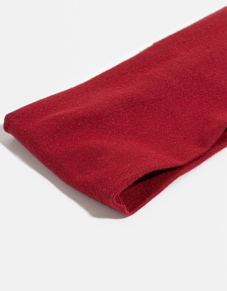 Vinchas Textiles Lisas Vincha Sporty - Rojo Cereza