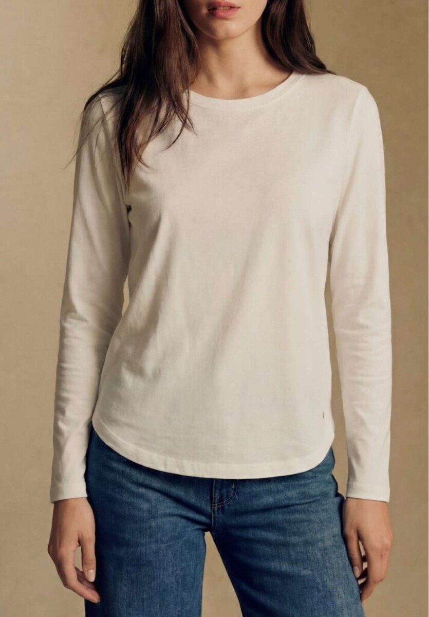 Remera Algodón Elastano - Nacar 