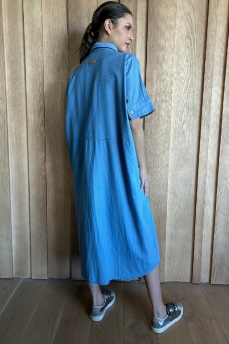 Túnica Costa Denim Celeste