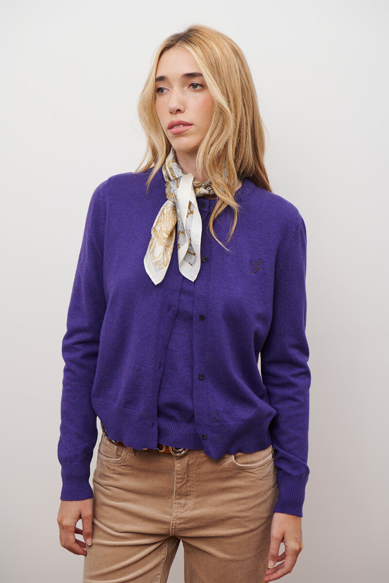 CARDIGAN TWIN PURPURA