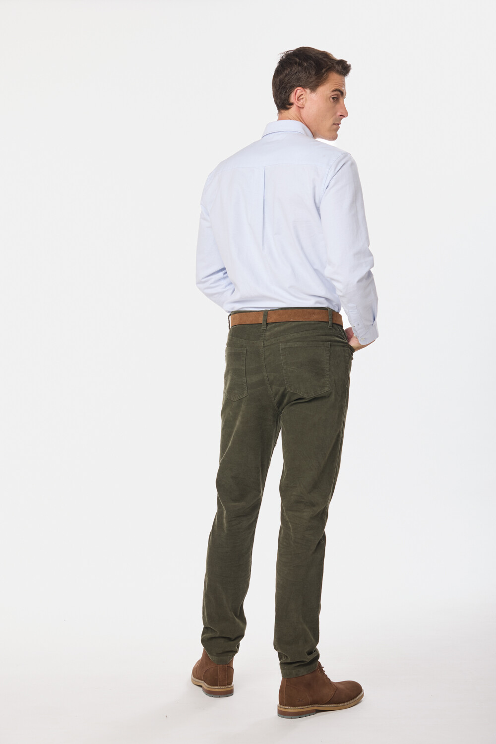 PANTALÓN DE PANA Verde