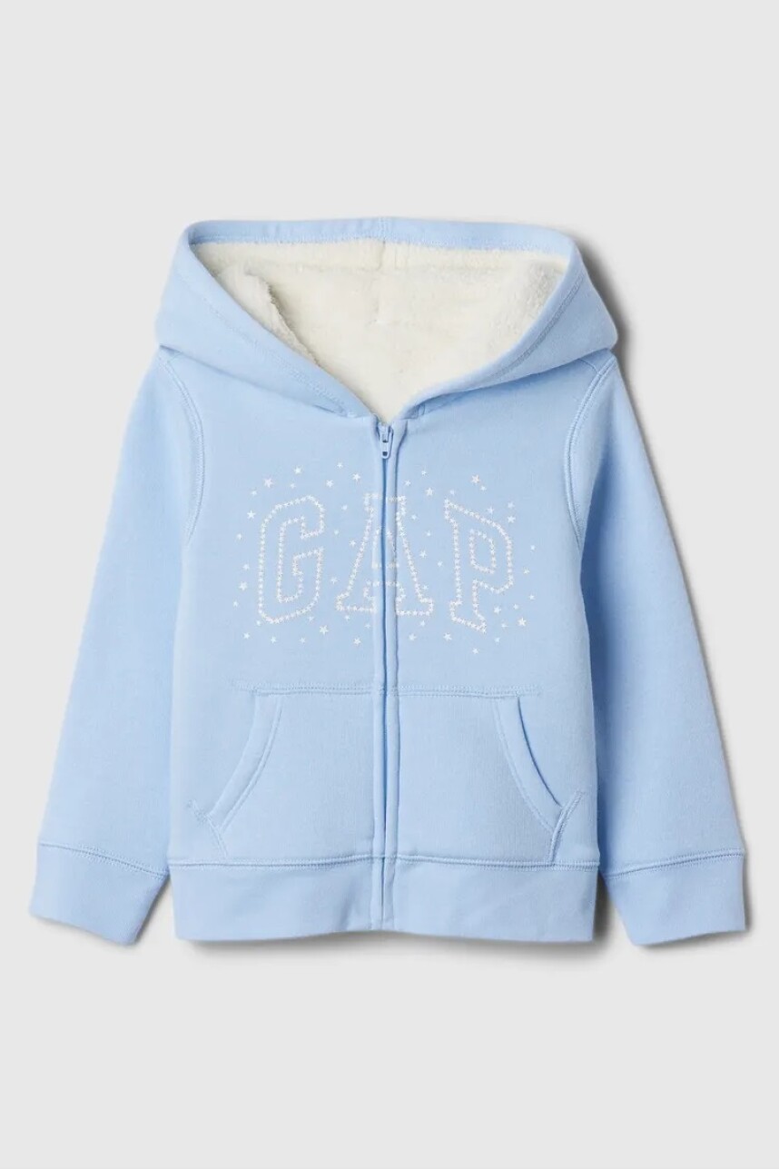 Canguro Con Corderito Logo Gap Toddler Niña Cerulean Blue 402