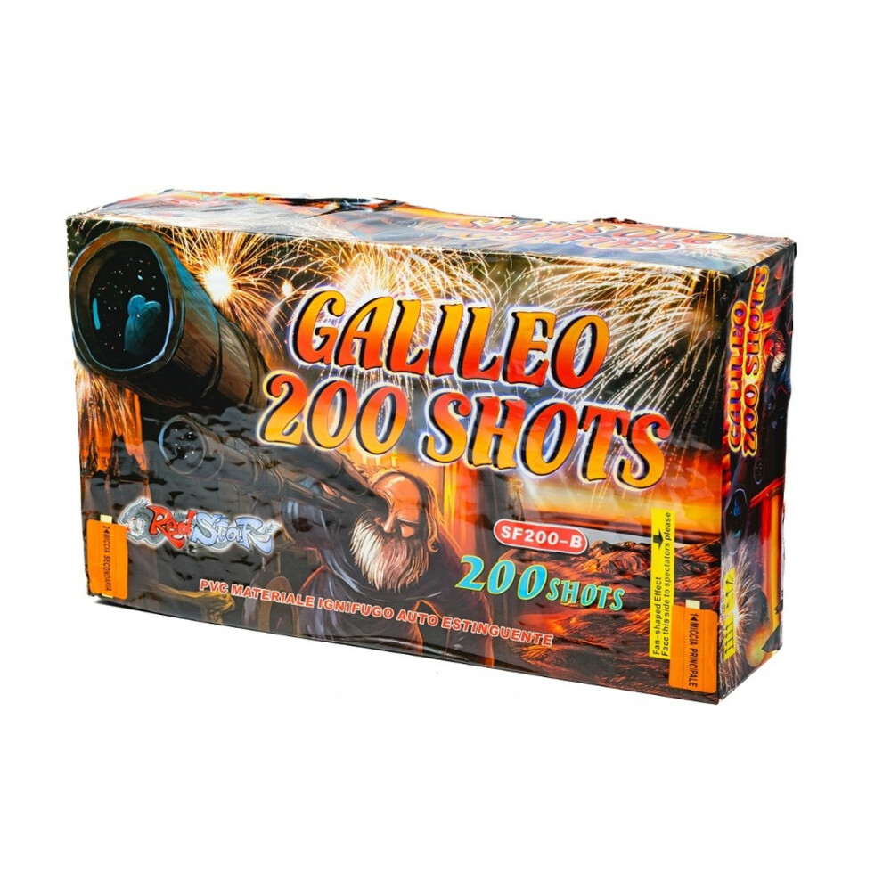TORTA GALILEO MUNDO PIROTECNICO 200 Tiros TORTA GALILEO MUNDO PIROTECNICO 200 Tiros