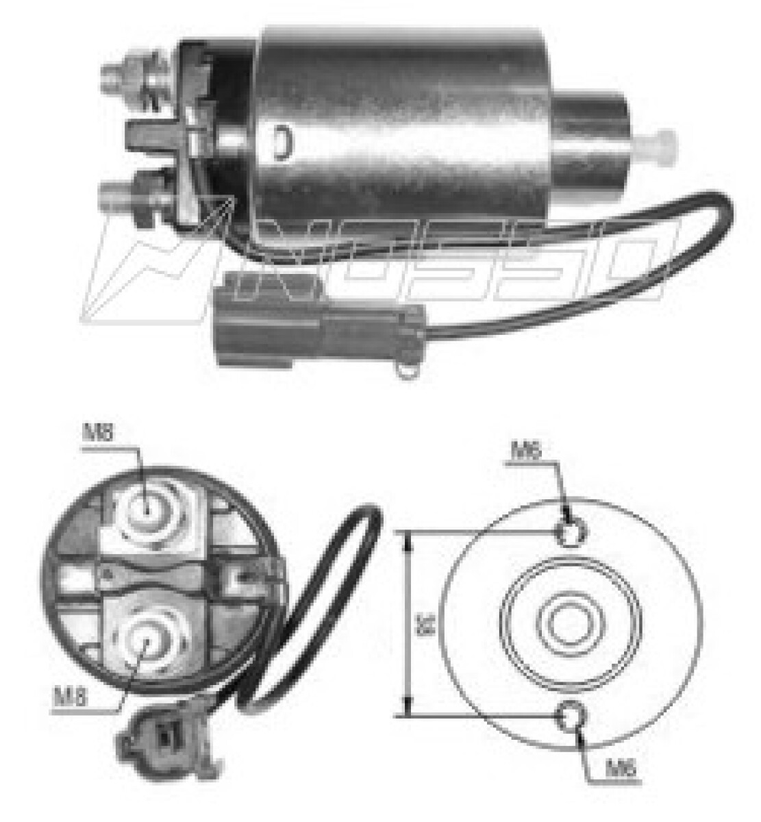 AUTOMATICO DE ARRANQUE - MITSUBISHI 12V NISSAN SUNNY 1.4 ZM 