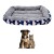 Cuna Cama Cucha Mascota Perro Gato Rectangular 50 X 37 Variante Ballenas